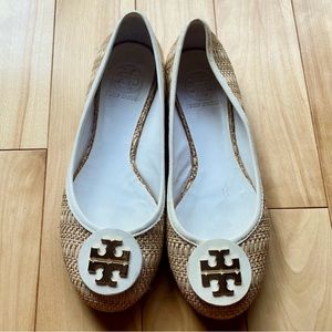 Tory Burch Round Toe Woven Ballet Flats Size 7❤️